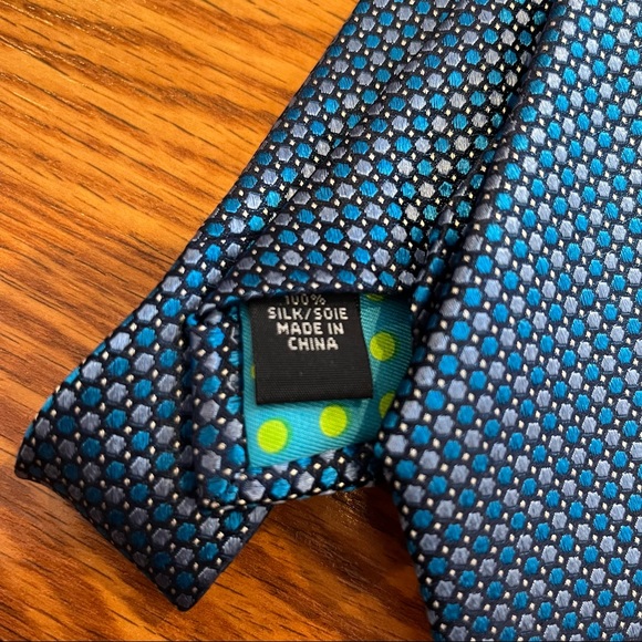 Ted Baker London Silk Skinny Tie - Blue - Picture 6 of 7